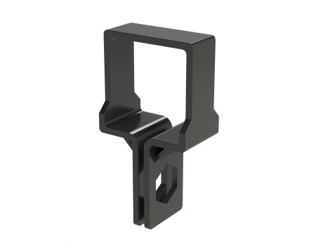 ABRAÇADEIRA PLASTICO 40X40MM COM FURO SEXTAVADO - 10 UNIDADE